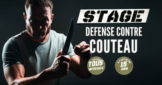 Stage défense contre couteau