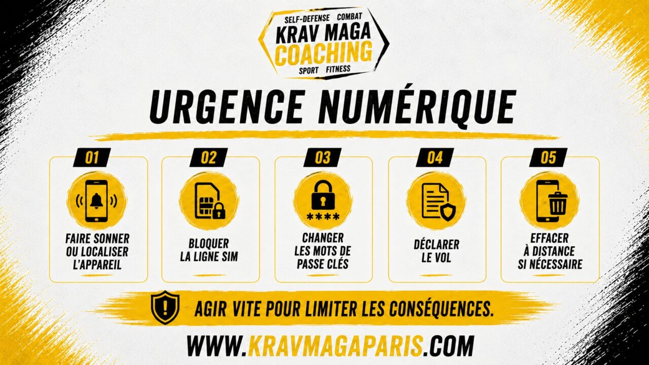 urgence numérique ne cas de vol de télphone