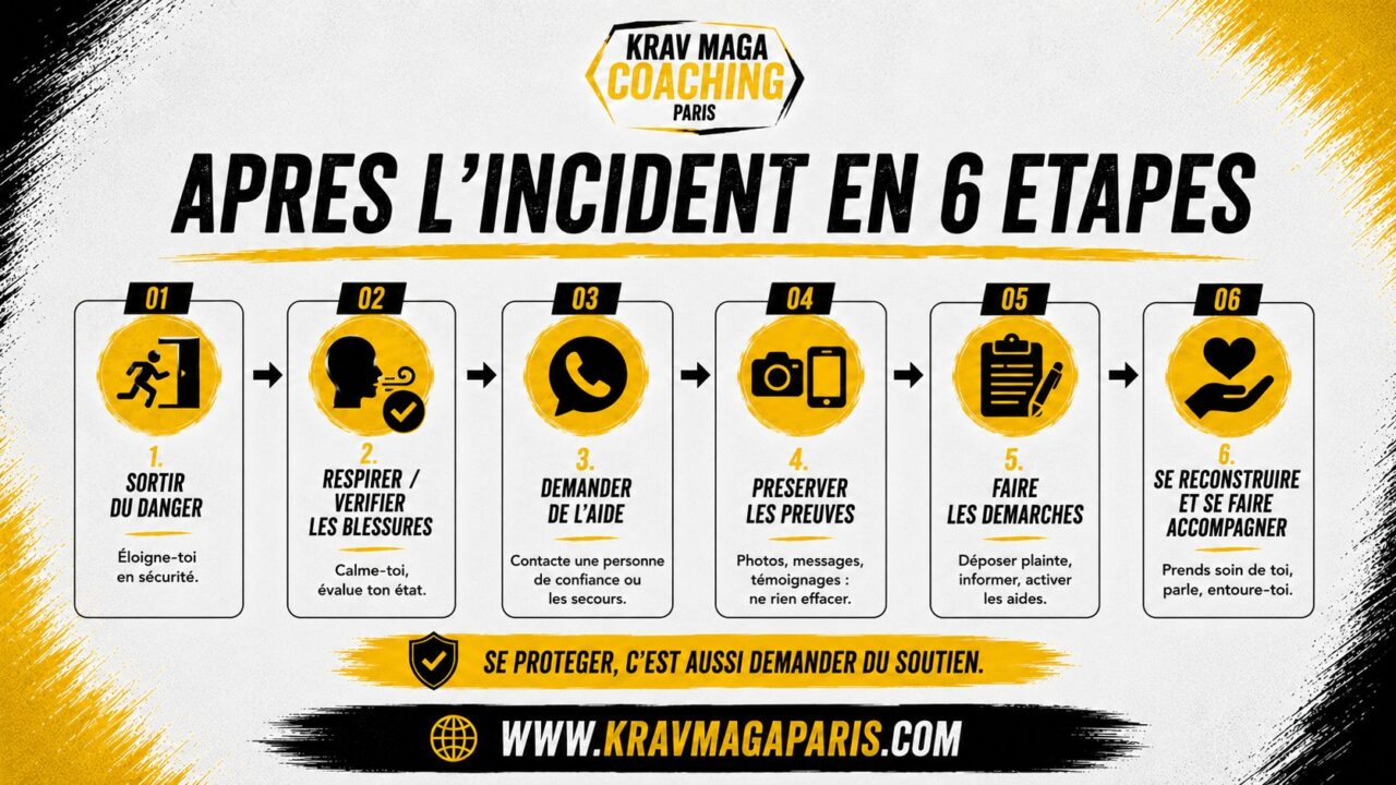 Après l'incident en 6 étapes