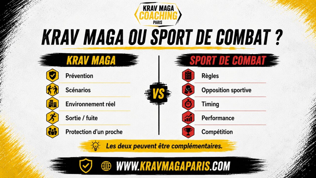 comparaison kravmaga sport de combat