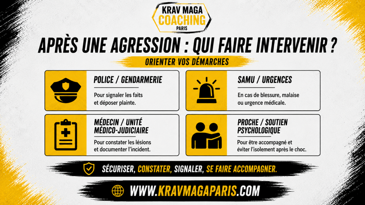 qui faire intervenir après une agression